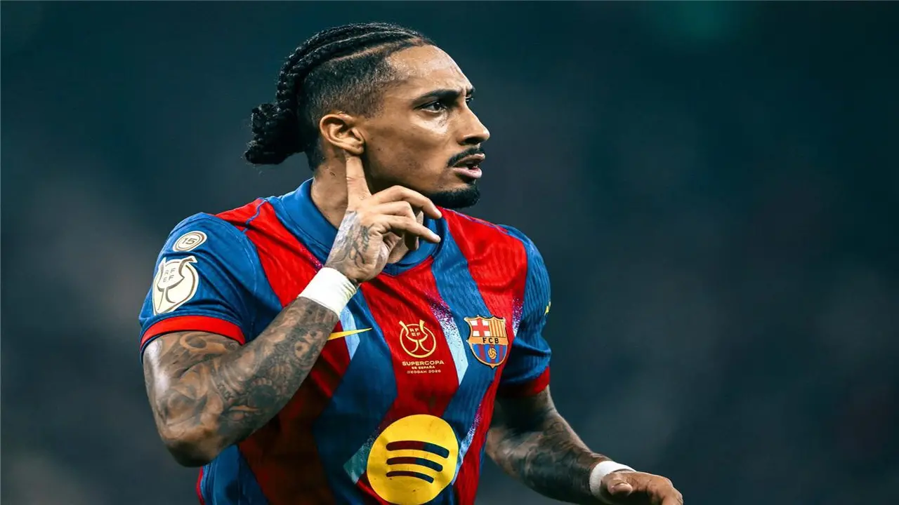هل يعود رافينها لتشكيلة برشلونة أمام ريال مدريد في الكلاسيكو؟